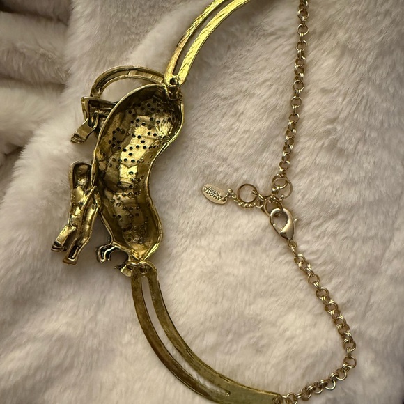 Vintage Amrita Singh Tiger Necklace Featuring Australian Rhinestones - Picture 9 of 12